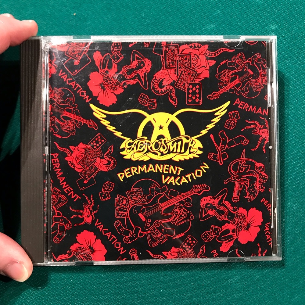 Aerosmith 1987 “permanent vacation” CD